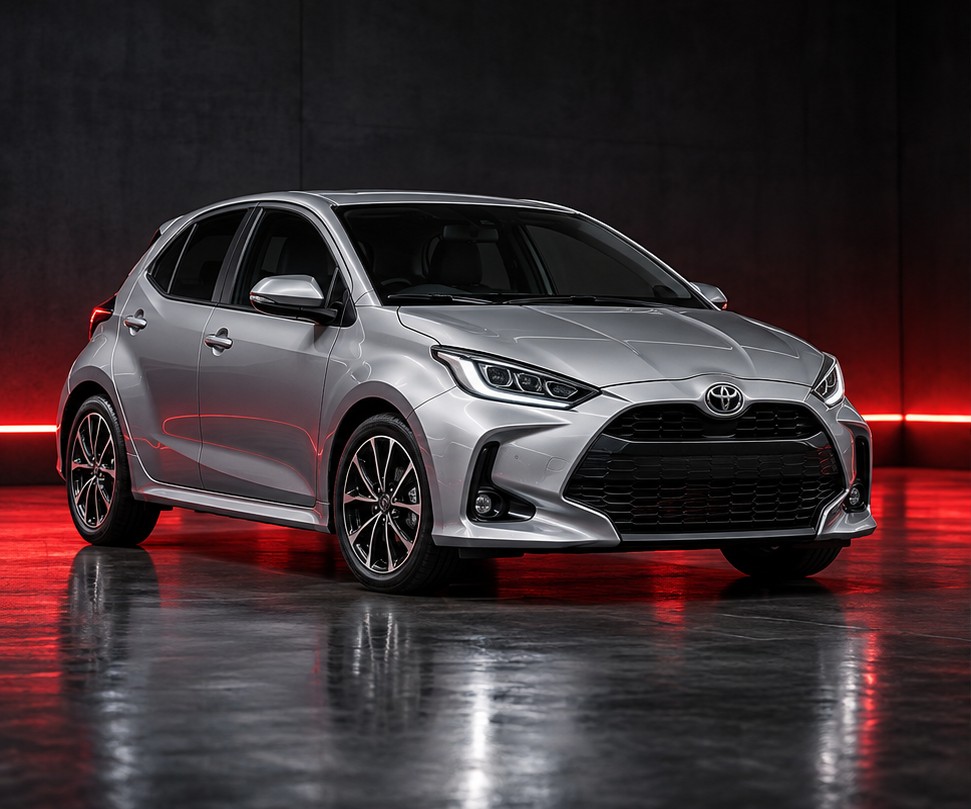 Illustrative compact Japanese hatchback
